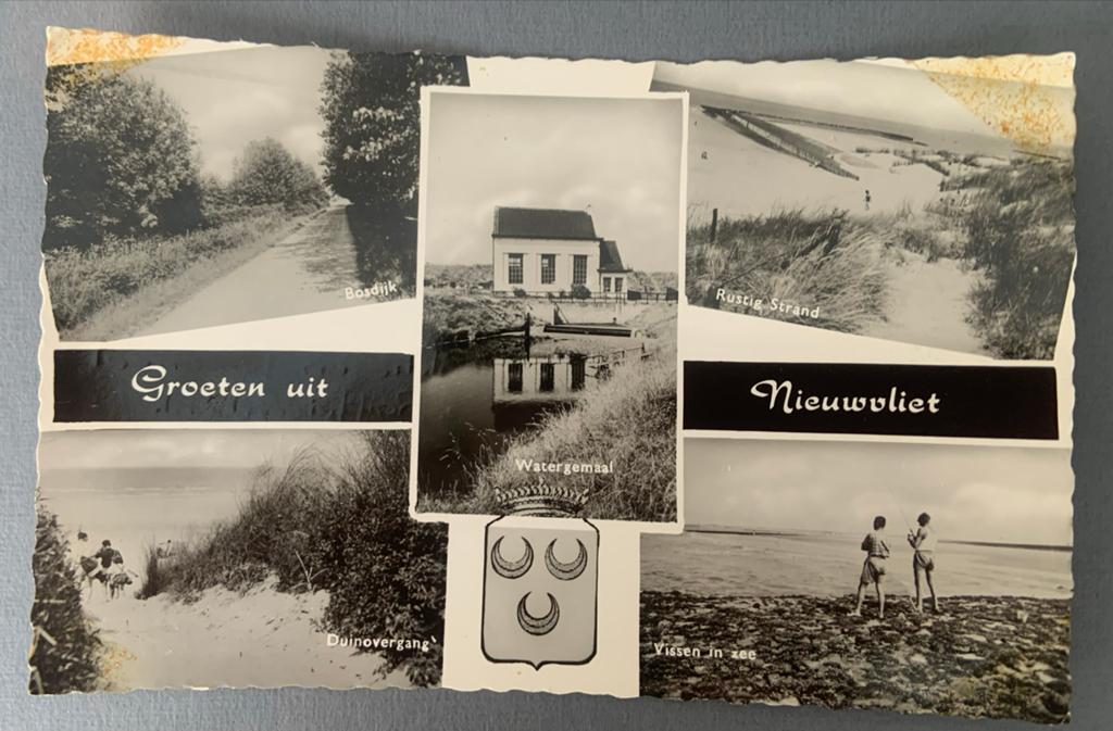 Groeten uit Nieuwvliet, Verzenden, 1940 tot 1960, Gelopen, Zeeland