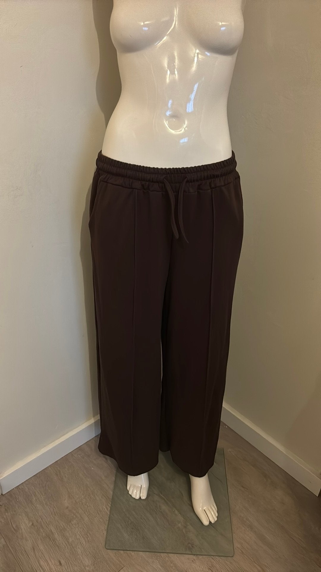 Dames broek maat L, Ophalen of Verzenden, Zo goed als nieuw, Bruin, Lang