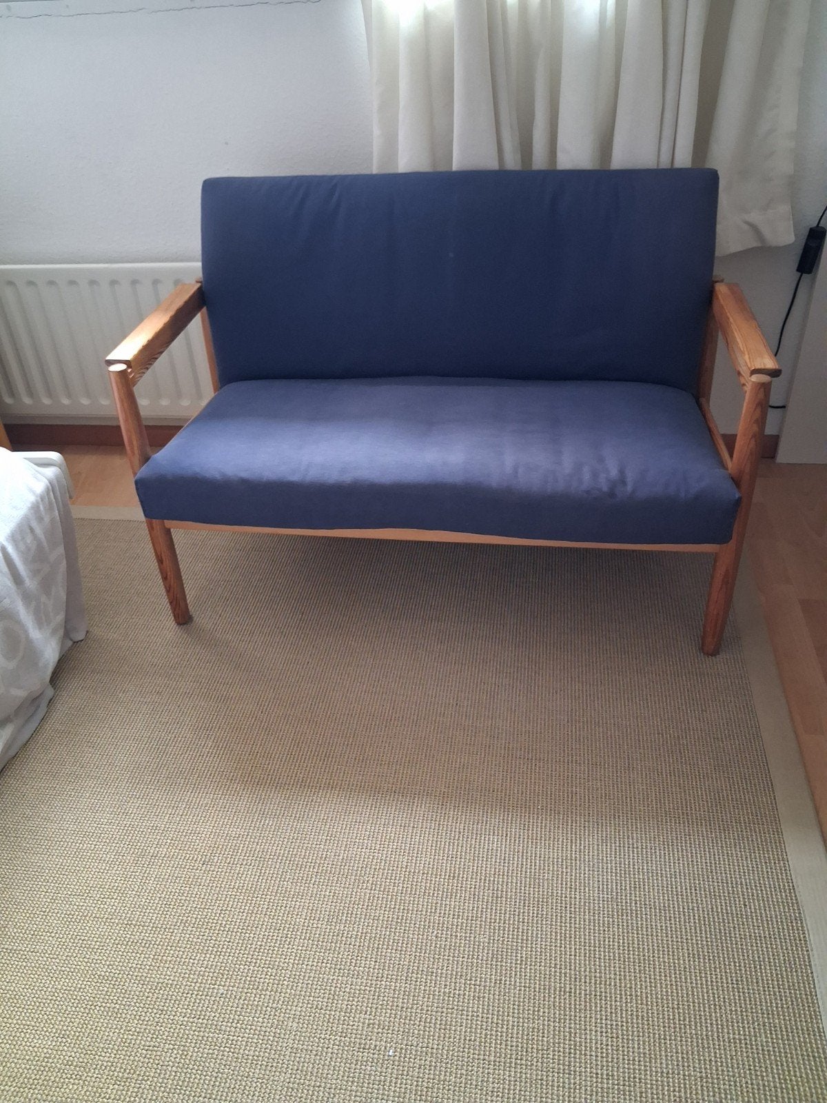 Bankje jaren 70, Huis en Inrichting, Banken | Bankstellen, Ophalen, Gebruikt, 70 jaren, Tweepersoons