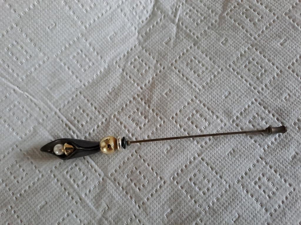 Vintage hoedenspeld, Sieraden, Tassen en Uiterlijk, Ophalen of Verzenden, Overige materialen