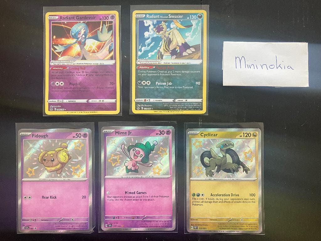 Shiny pokemon kaarten, Ophalen of Verzenden, Zo goed als nieuw, Meerdere kaarten