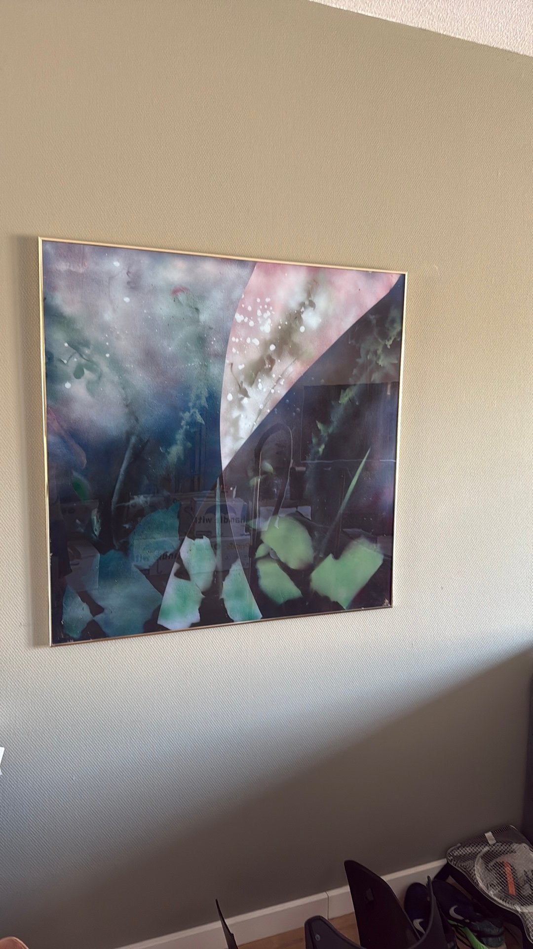Schilderij met mooie lijst, Ophalen