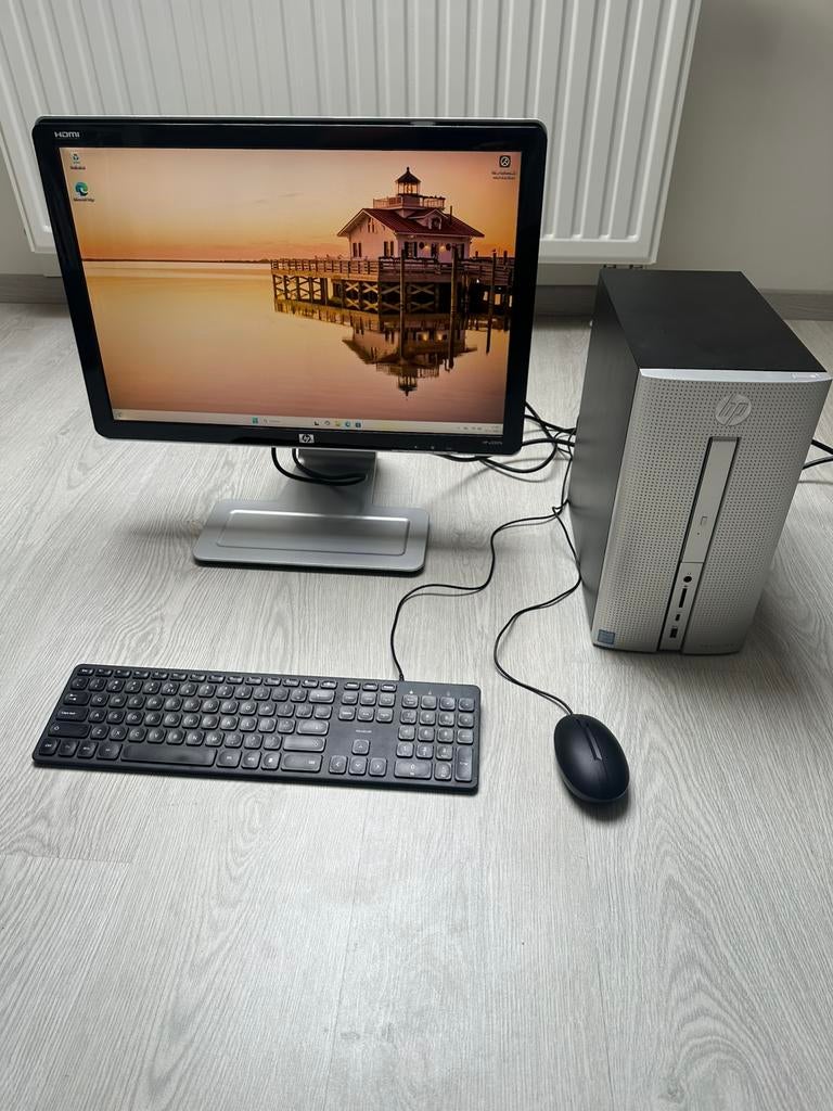 Complete set HP Pavilion/Intel Core i5/8GB ram/Windows11, Computers en Software, Desktop Pc's, Zo goed als nieuw, 3 tot 4 Ghz