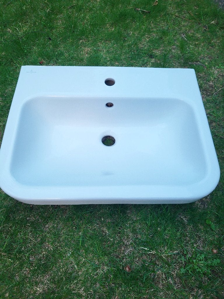 Wasbak(2x) villeroy en boch, Ophalen, 50 tot 100 cm, Zo goed als nieuw, Minder dan 100 cm