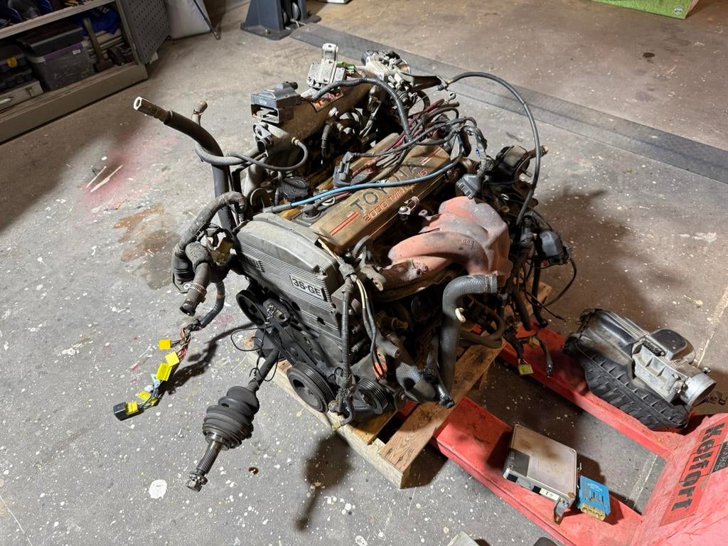 3SGE 1e generatie motorblok compleet, Ophalen