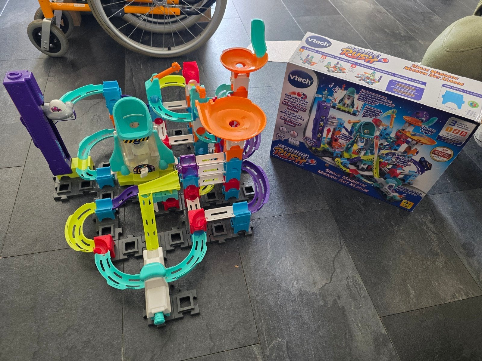 Vtech Marble Rush Space Magnetic Mission Set XL300E, Ophalen of Verzenden, Nieuw, Jongen of Meisje