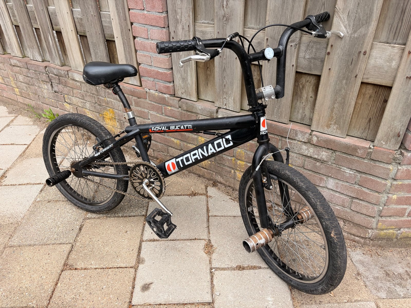 Royal Bugatti Tornado BMX 20 inch, Ophalen, Staal, Velgrem, Voetsteunen