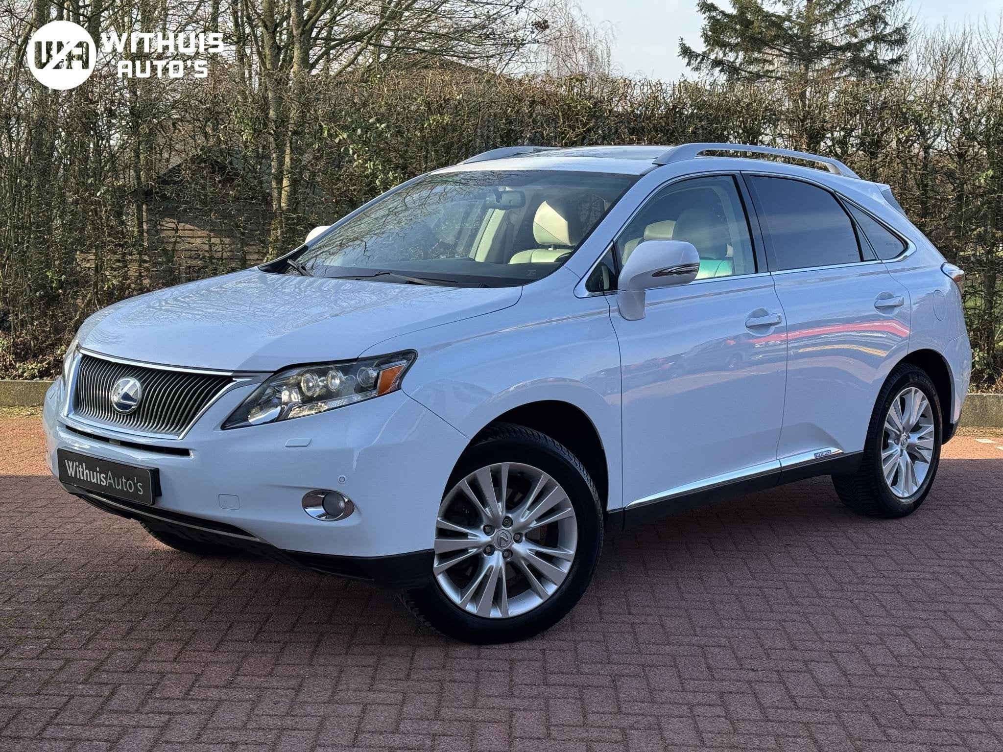 Lexus RX 450h 4WD President HUD MarkLevinson (1e eigenaar), Auto's, Automaat, Euro 5, Gebruikt, Wit
