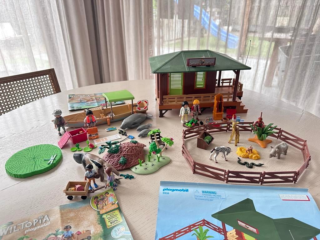 Playmobil Wiltopia Dierenkliniek, Zeekoeien & Miereneterset, Ophalen, Zo goed als nieuw