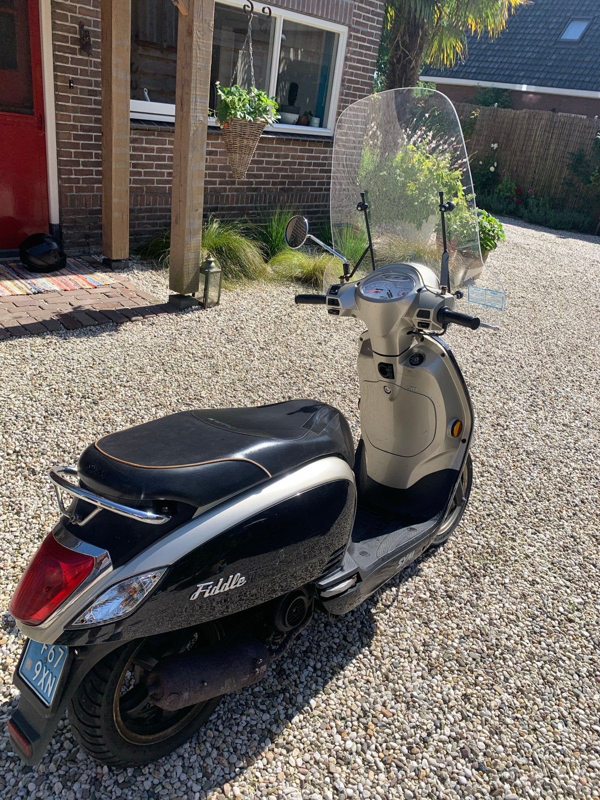 Sym Fiddle 3 met Windscherm, Gebruikt, Maximaal 45 km/u, Ophalen of Verzenden, Benzine