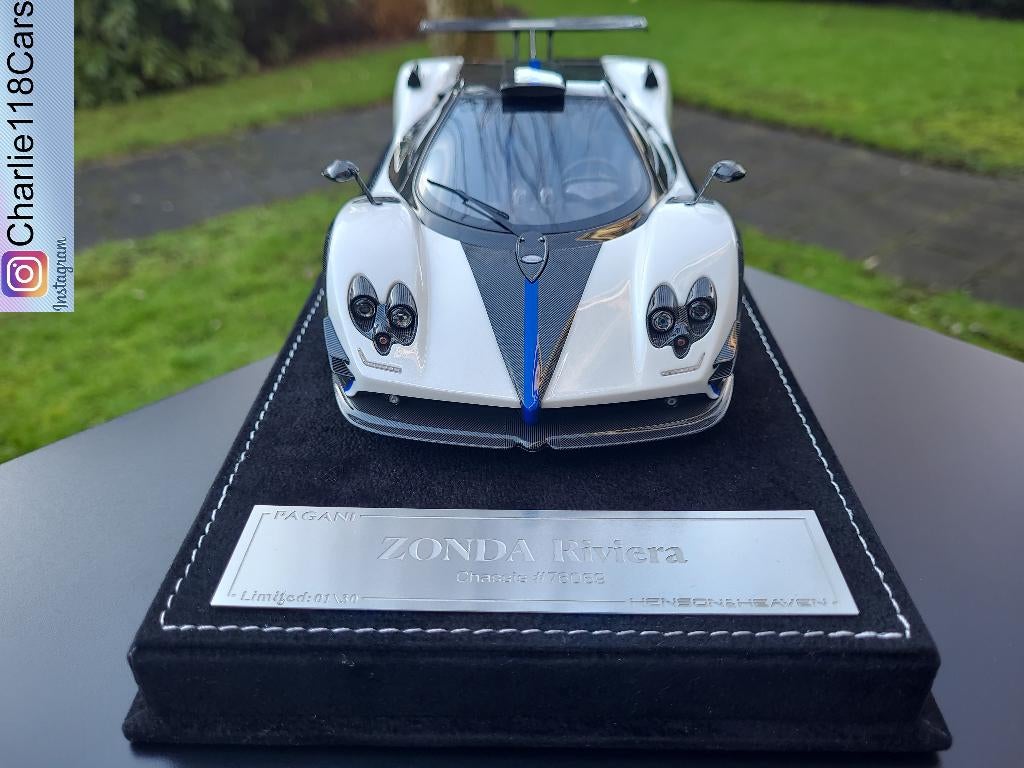 01/30 Henson & Heaven HH 1/18 Pagani Zonda Riviera, Hobby en Vrije tijd, Modelauto's | 1:18, Ophalen of Verzenden, Nieuw, Auto
