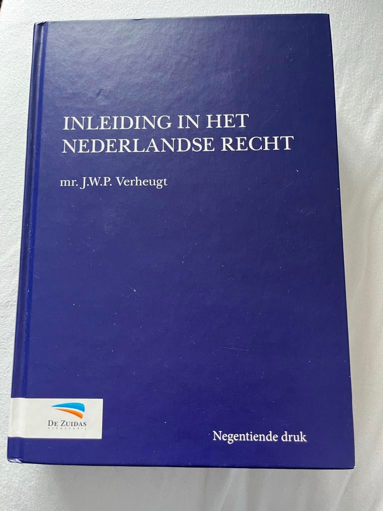 Inleiding in het Nederlandse Recht - mr. J.W.P. Verheugt, Boeken, Ophalen of Verzenden, Gamma, Zo goed als nieuw, HBO
