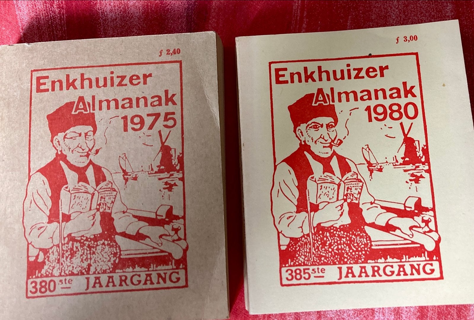 Enkhuizer Almanak 1975 & 1980 - Zeldzame Jaargangen, Ophalen of Verzenden, Zo goed als nieuw, Algemeen, Los deel