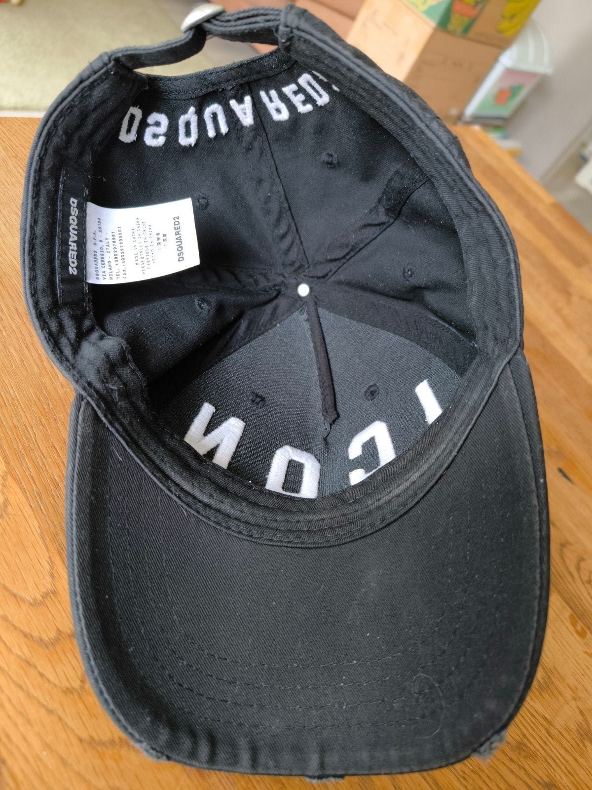 Dsquared2 Icon Cap Zwart, Kleding | Heren, Dsquared2, One size fits all, Ophalen of Verzenden, Pet