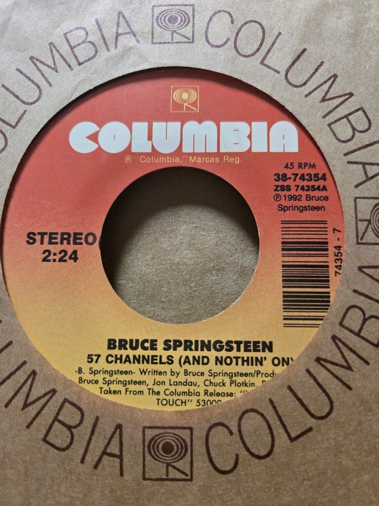 Bruce Springsteen - 57 channels(and nothin' on), 7 inch, Ophalen of Verzenden, Zo goed als nieuw, Pop