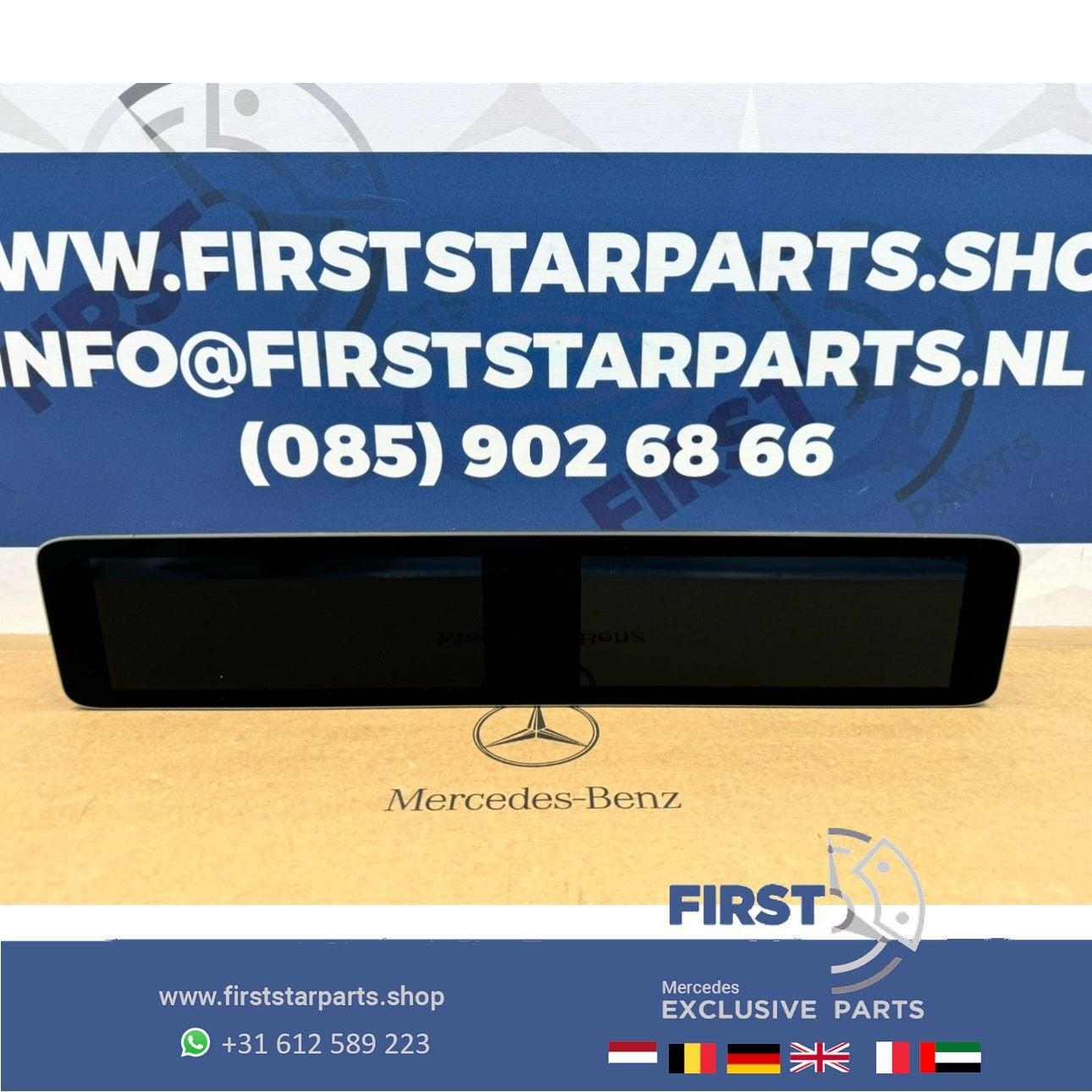A2479007104 W177 A W247 B W118 CLA H247 GLA GROOT NAVI SCHER, Gebruikt, -, Ophalen of Verzenden, -