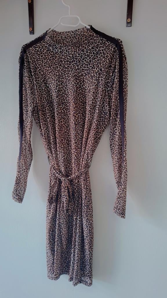 Anna van Toor jurk luipaardprint maat 38, Kleding | Dames, Ophalen of Verzenden