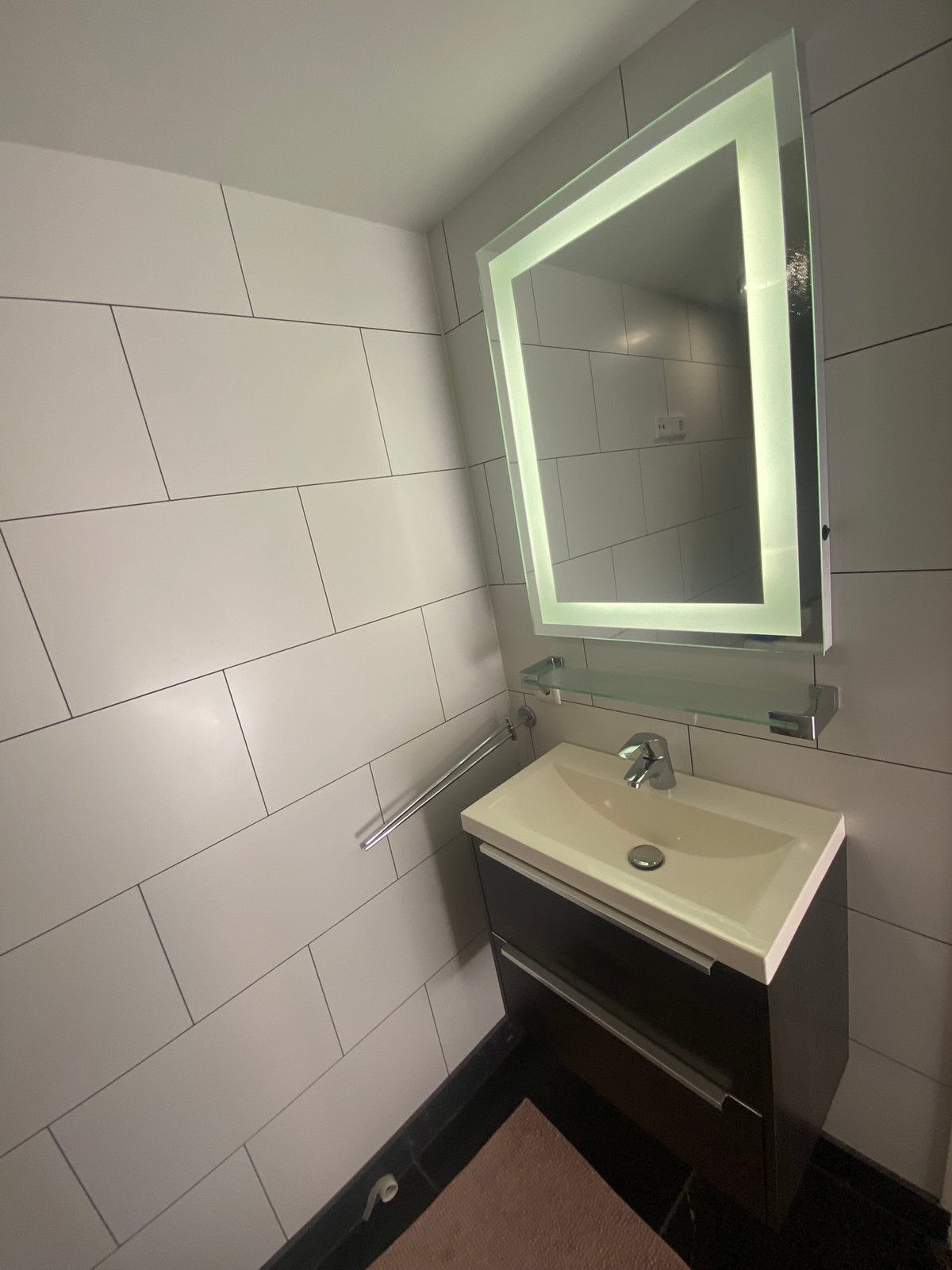 Wastafel meubel met Grohe kraan, Gebruikt, Minder dan 100 cm, Wasbak of Wastafel, 25 tot 50 cm
