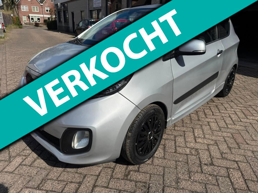 Kia Picanto 1.0 CVVT AIRCO LED 64118 KM KLEINE BEURT GEHAD 4, Voorwielaandrijving, Euro 5, Gebruikt, 400 kg