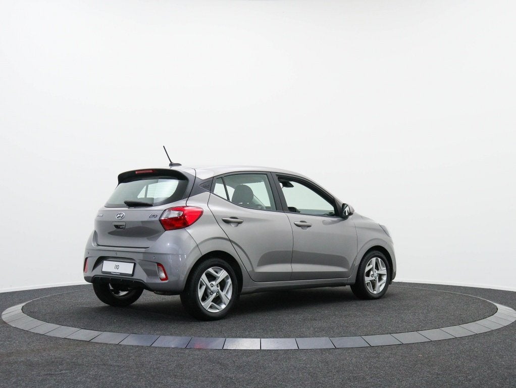 Hyundai i10 1.2 automaat | 15" LMV | Airco | Parkeersensoren, Stof, Gebruikt, 4 stoelen, Bedrijf