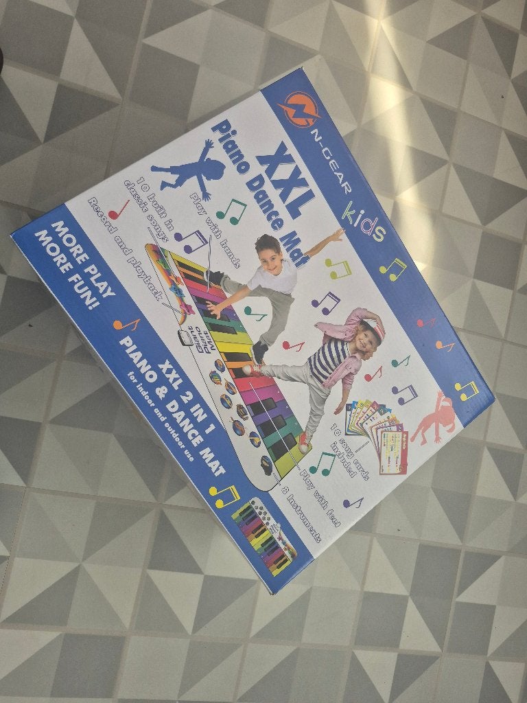 N-GEAR Kids XXL Piano Dance Mat - Muzikaal Speelplezier, Ophalen of Verzenden, Nieuw, Overige typen, Met geluid