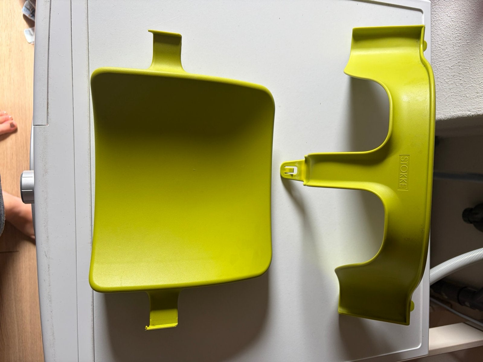 Stokke babyset groen met kussens, Ophalen, Zo goed als nieuw, Meegroeistoel