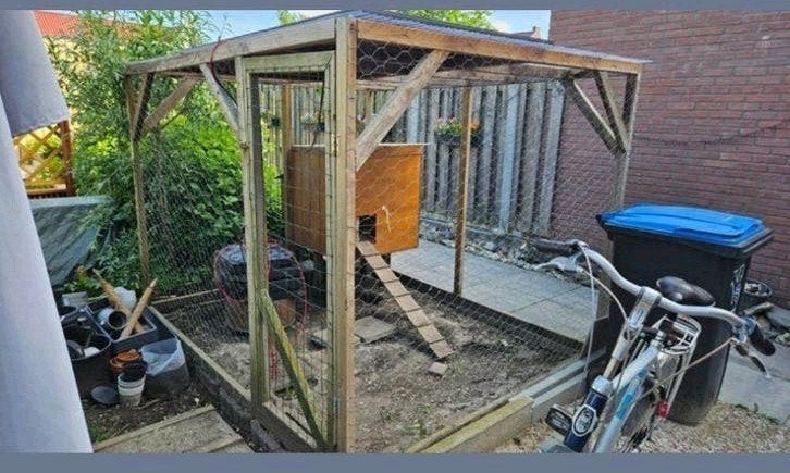 Kippenhok met legnest, Dieren en Toebehoren, Ophalen, Gebruikt, Kippenhok of Kippenren