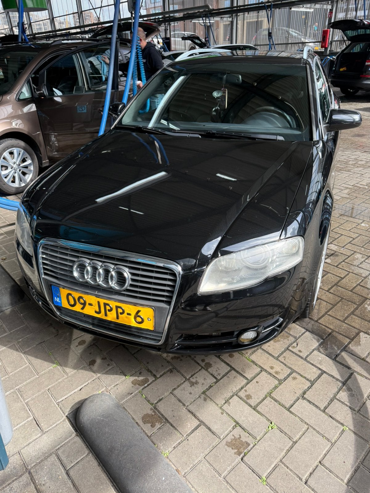 Audi A4 2.0 147KW Avant AUT 2005 Zwart, Auto's, 4 cilinders, 1984 cc, A4, Zwart