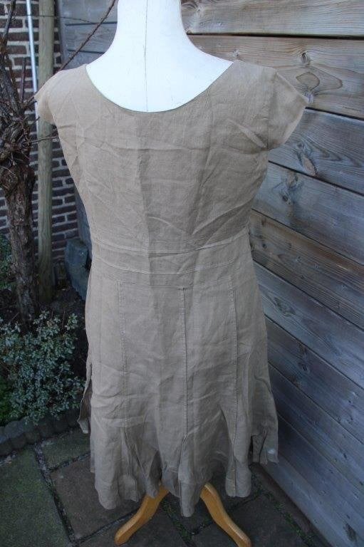 Jurk camel S. Milton mt M Vaste prijs, Maat 38/40 (M), Bruin, S. Milton, Ophalen of Verzenden