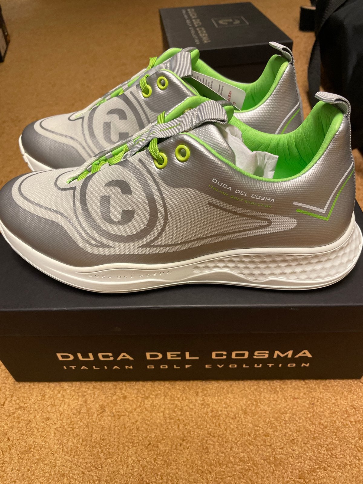 Duca del Cosma golfschoenen - Maat 38, Kleding | Dames, Schoenen, Nieuw, Sportschoenen, Grijs, Ophalen of Verzenden
