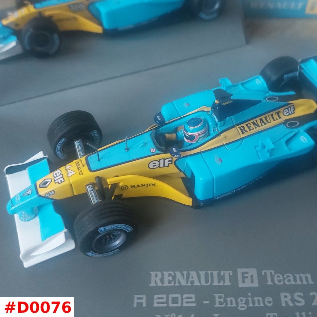 Renault F1 Team R202 R22 #14 Jarno Trulli 2002 UH 1:43 OVP, Hobby en Vrije tijd, Ophalen of Verzenden, Nieuw, Auto, Universal Hobbies