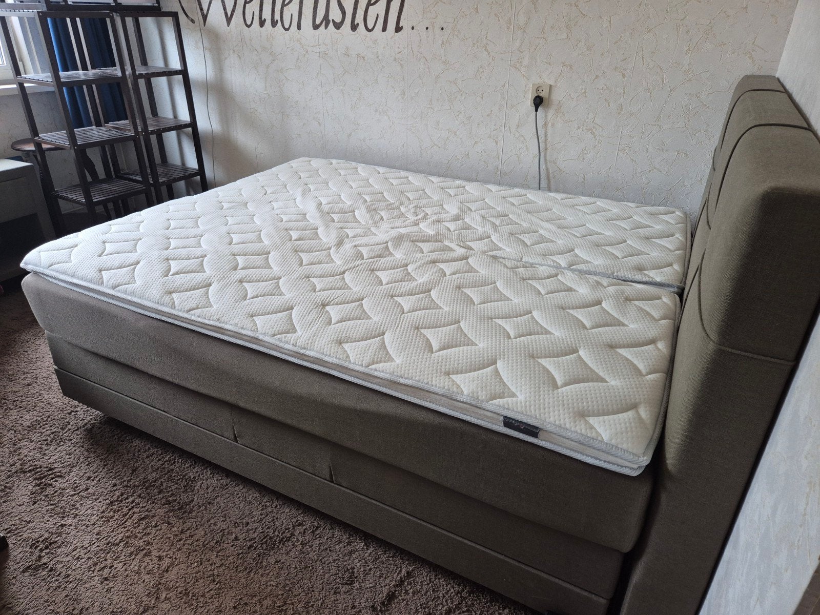 Swiss Sense elektrisch verstelbare boxspring 160 x 200 cm, Ophalen, Gebruikt, Tweepersoons, 200 cm
