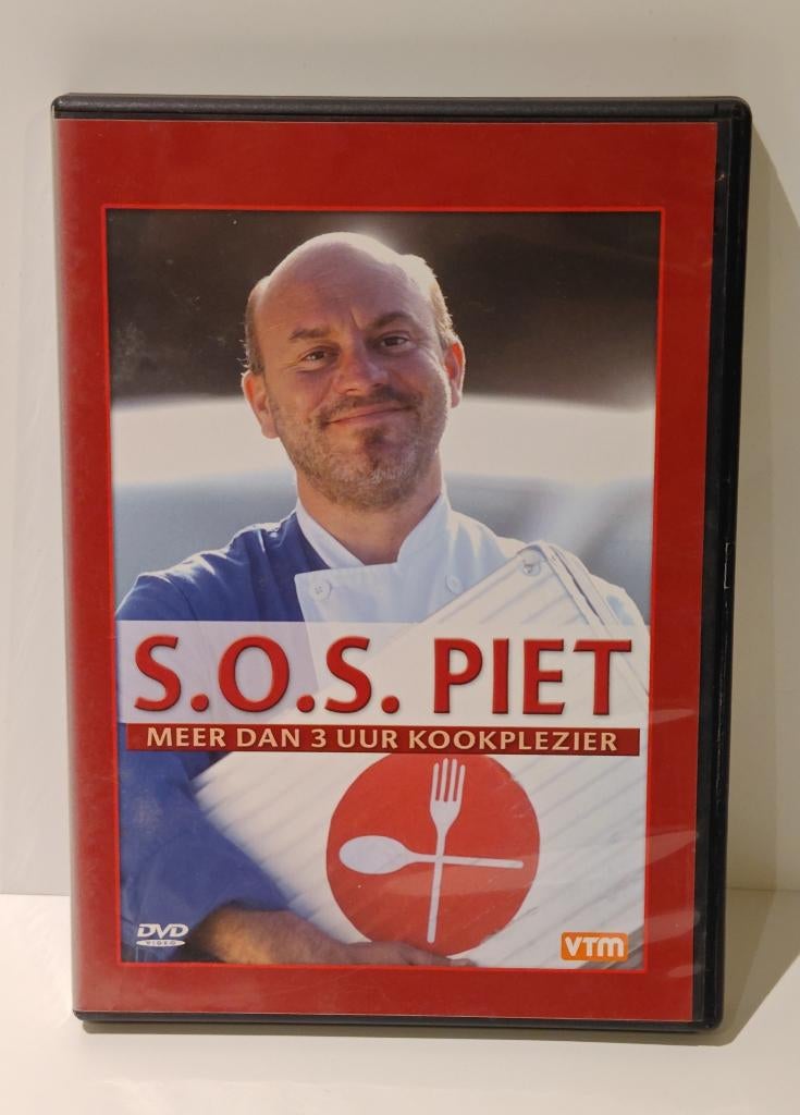 S.O.S. Piet DVD 3 uur kookplezier VTM Huysentruyt koken, Alle leeftijden, Ophalen of Verzenden, Zo goed als nieuw, Overige typen