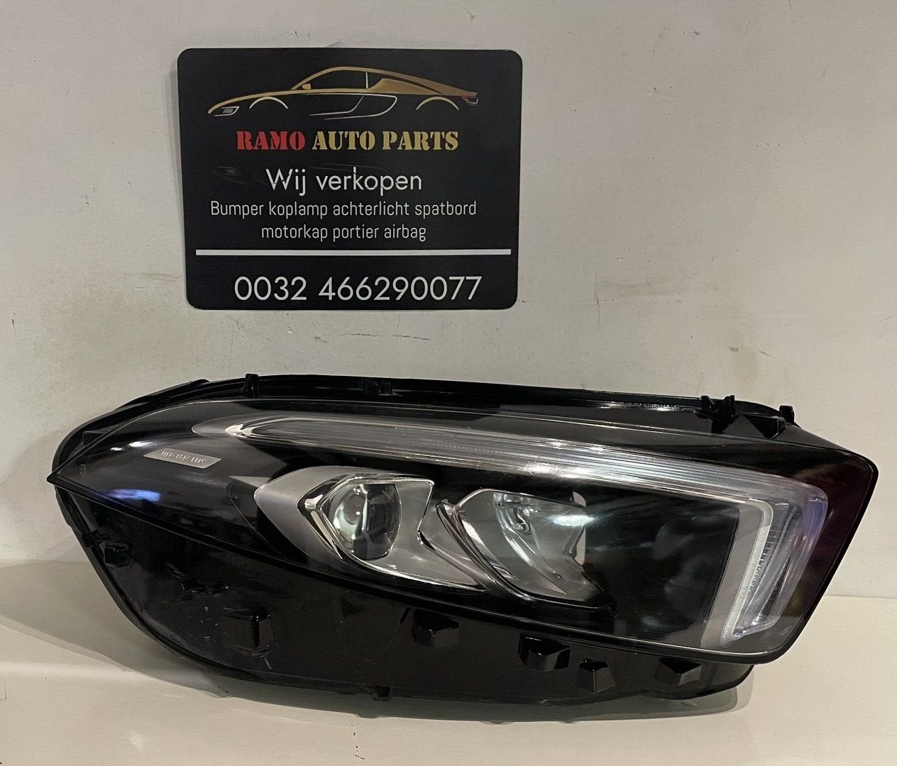 KOPLAMP MERCEDES A KLASSE W177 1.3A-200 TURBO 16V RECHTS A17, Gebruikt, -, Ophalen of Verzenden, -