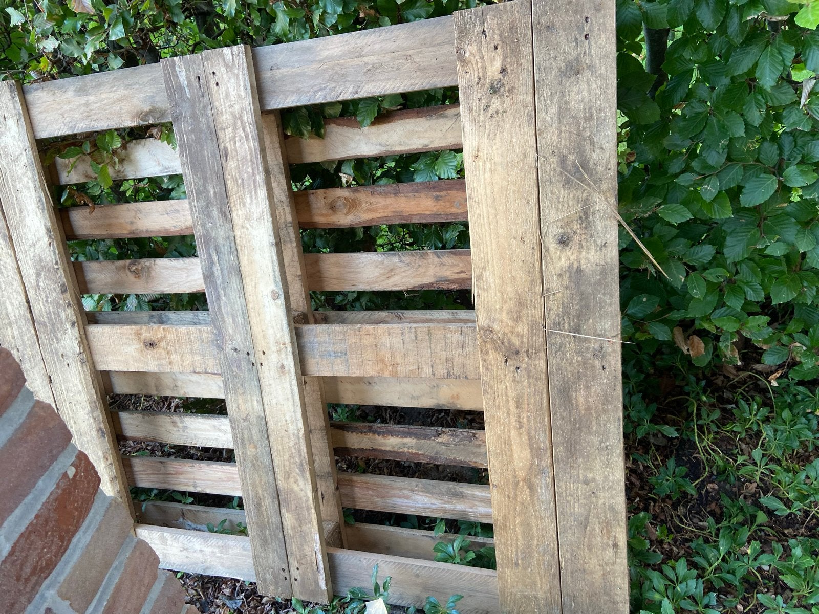 Gebruikte houten pallet groot, Gebruikt, Ophalen of Verzenden, 50 mm of meer, Pallet