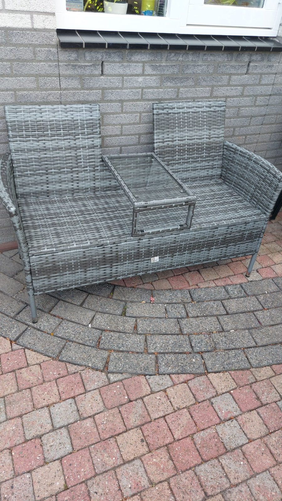 Tuinbank, Ophalen, Zo goed als nieuw, Hout
