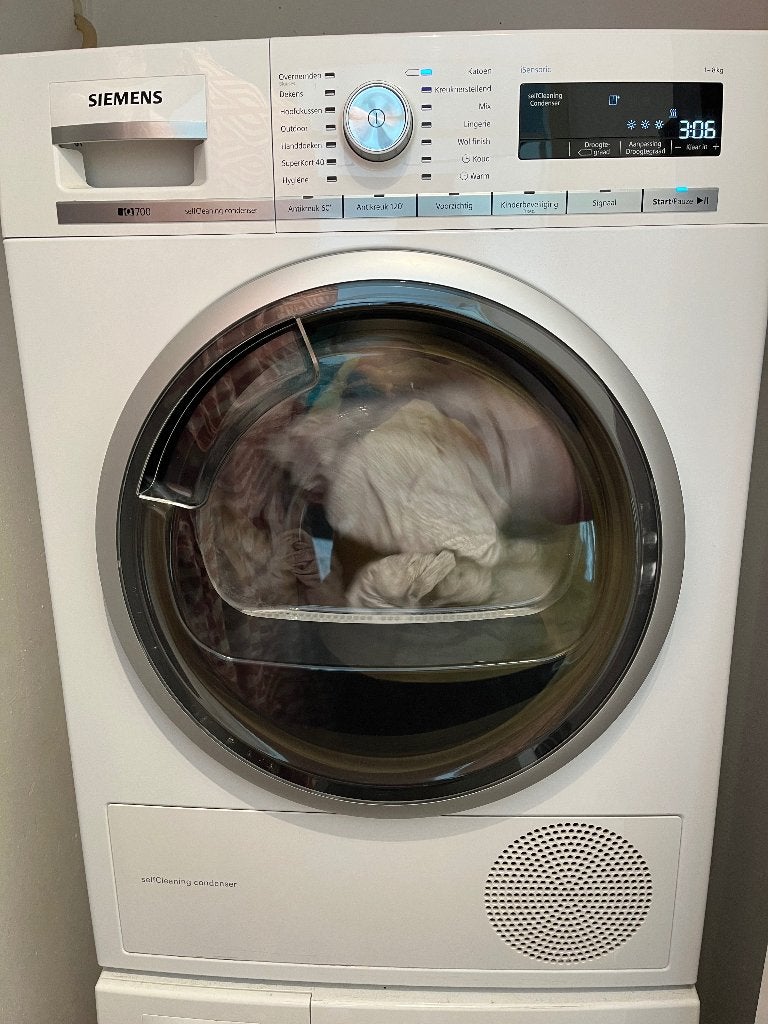 Wasdroger Siemens IQ700, Ophalen, Gebruikt, Anti-kreukfase, 8 tot 10 kg
