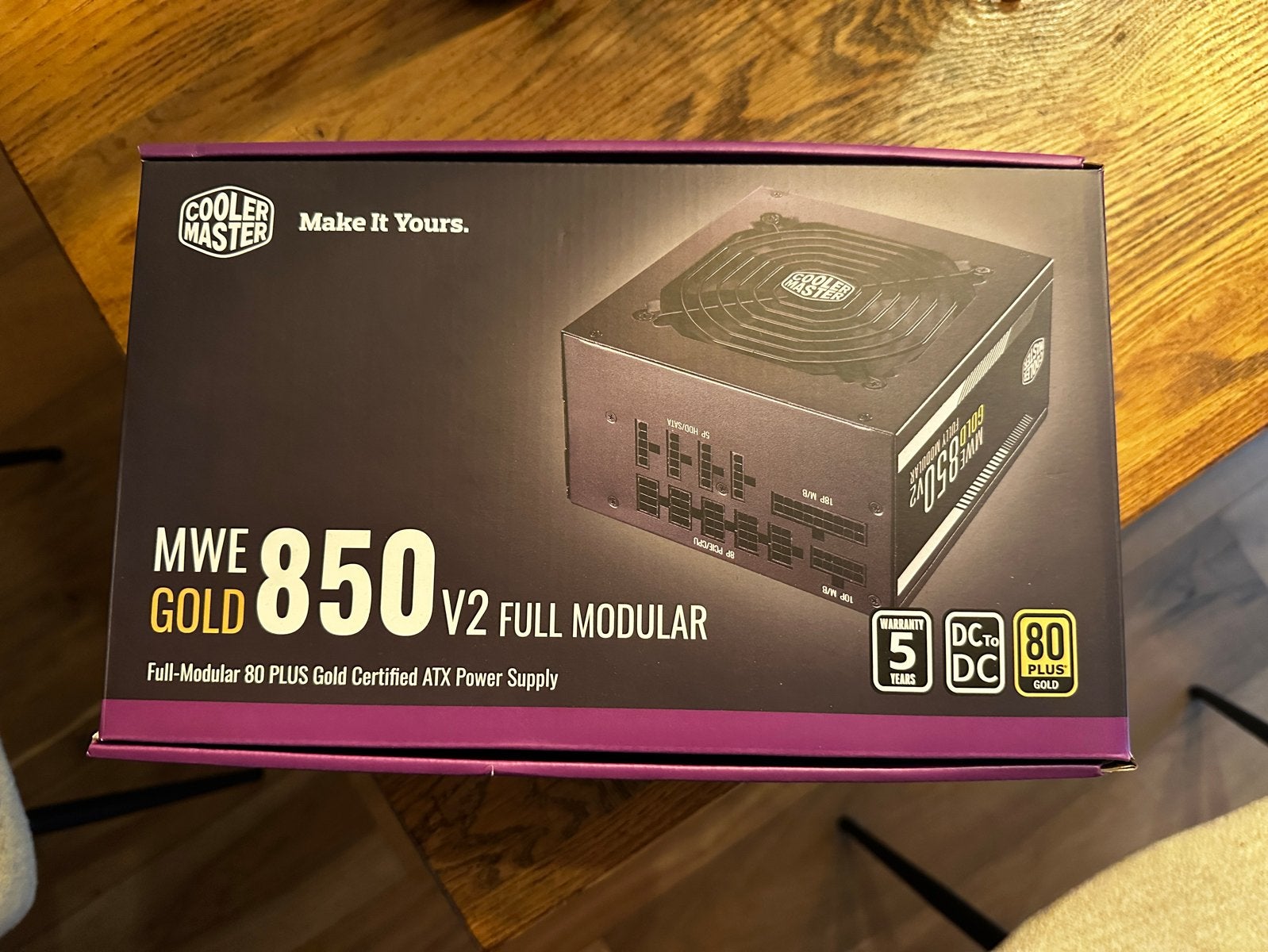 Cooler Master MWE Gold 850 V2 Full Modular Voeding, Computers en Software, Interne voedingen, Zo goed als nieuw, Ophalen