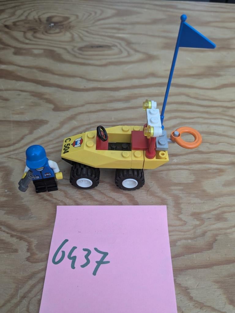 Lego 6437 City Beach Buggy met Minifiguur, Inclusief minifiguren, Lego, Ophalen of Verzenden, Complete set