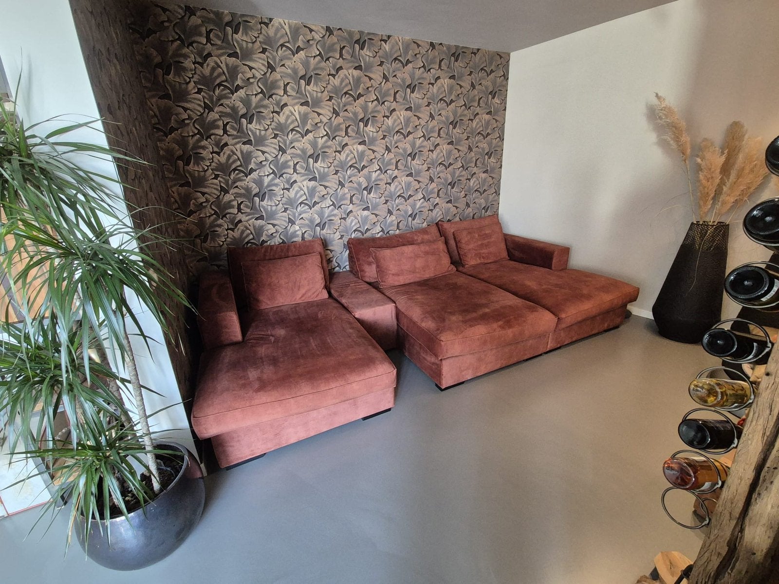 Lounge bank, Ophalen, Zo goed als nieuw