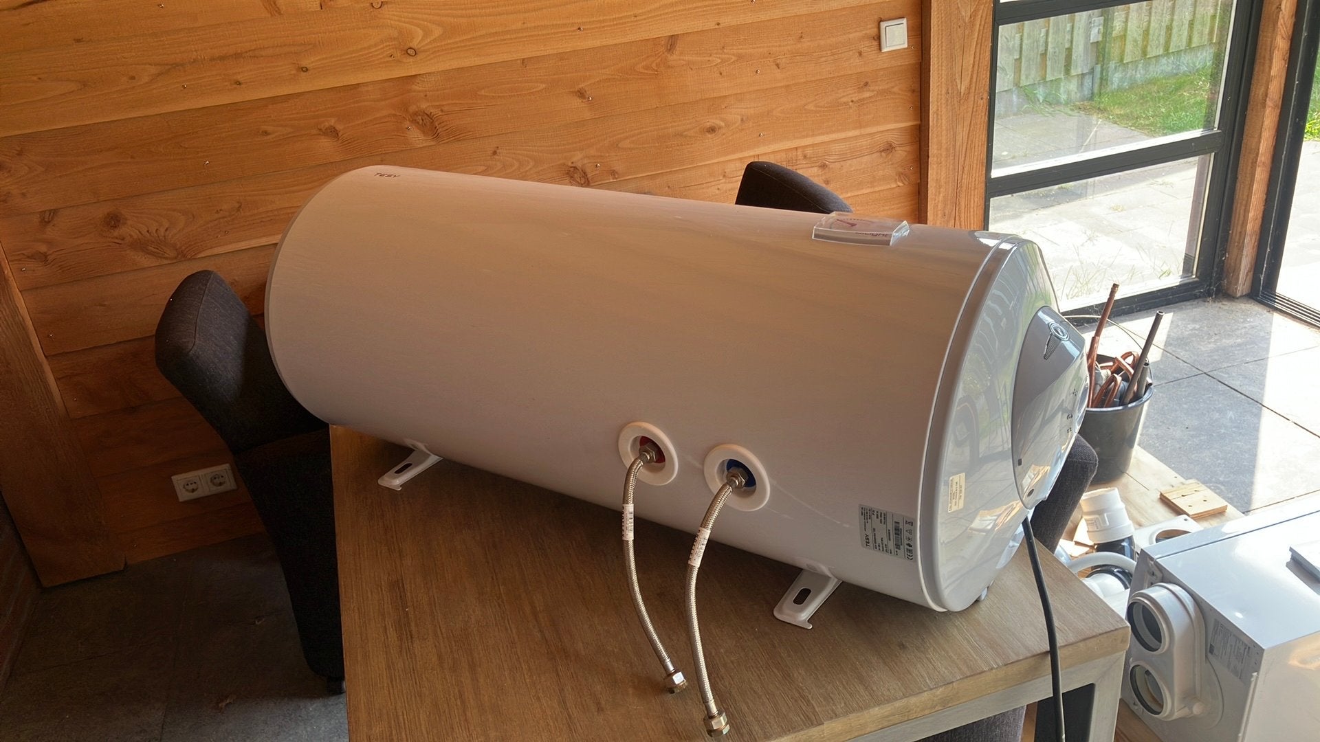 Tesy boiler 120L, Doe-het-zelf en Verbouw, Ophalen, 100 liter of meer, Boiler, Minder dan 3 jaar oud