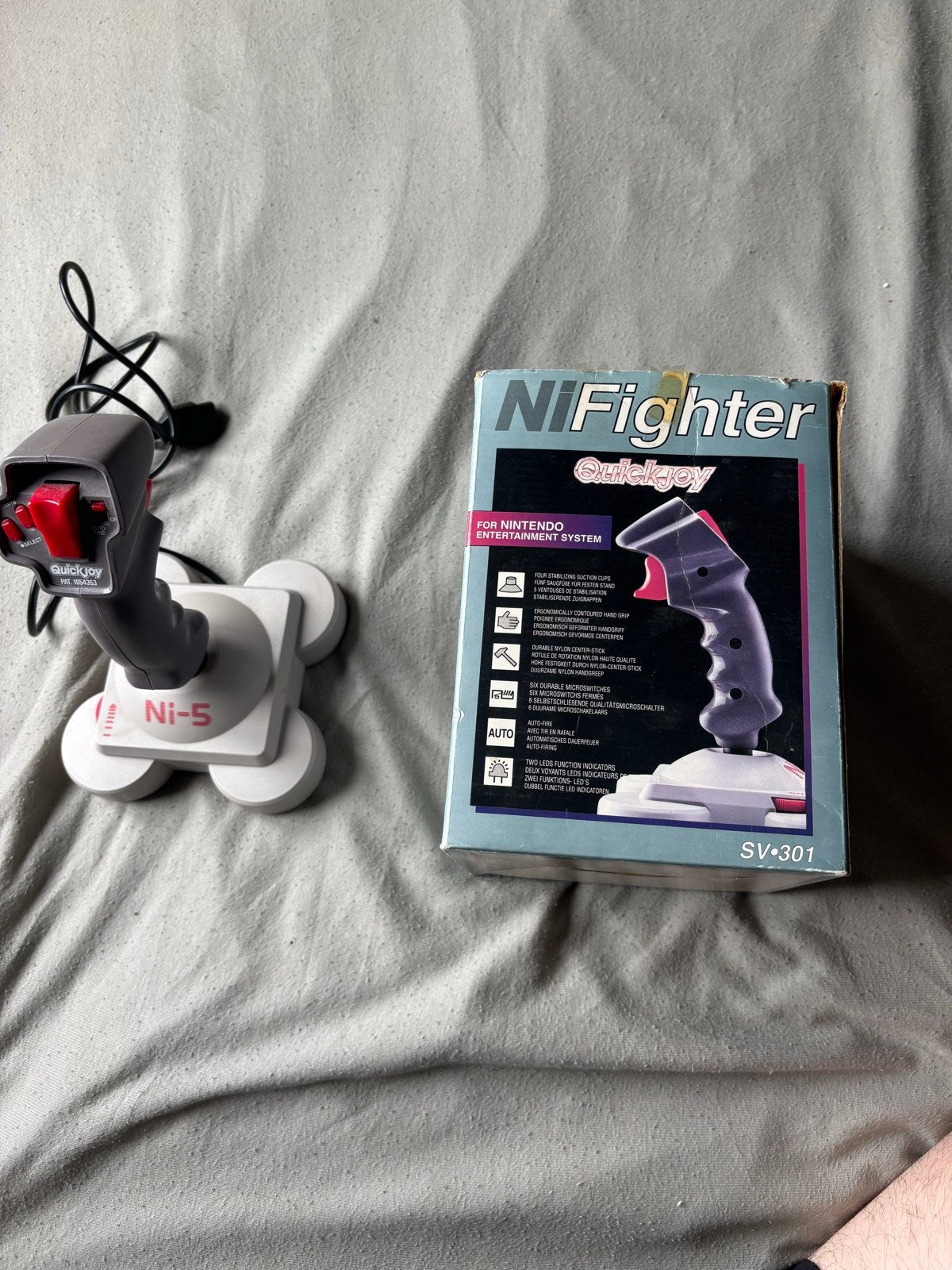 Quickjoy Ni-5 Controller voor NES, Spelcomputers en Games, Spelcomputers | Nintendo NES, Ophalen of Verzenden, Gebruikt, Met 1 controller