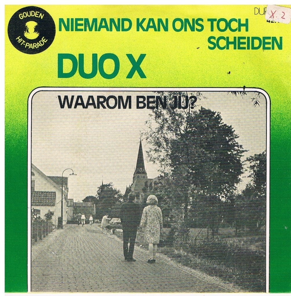 Gouden Hit parade Duo X Niemand kan ons toch schiden, Ophalen of Verzenden, Zo goed als nieuw, 12 inch, Levenslied of Smartlap