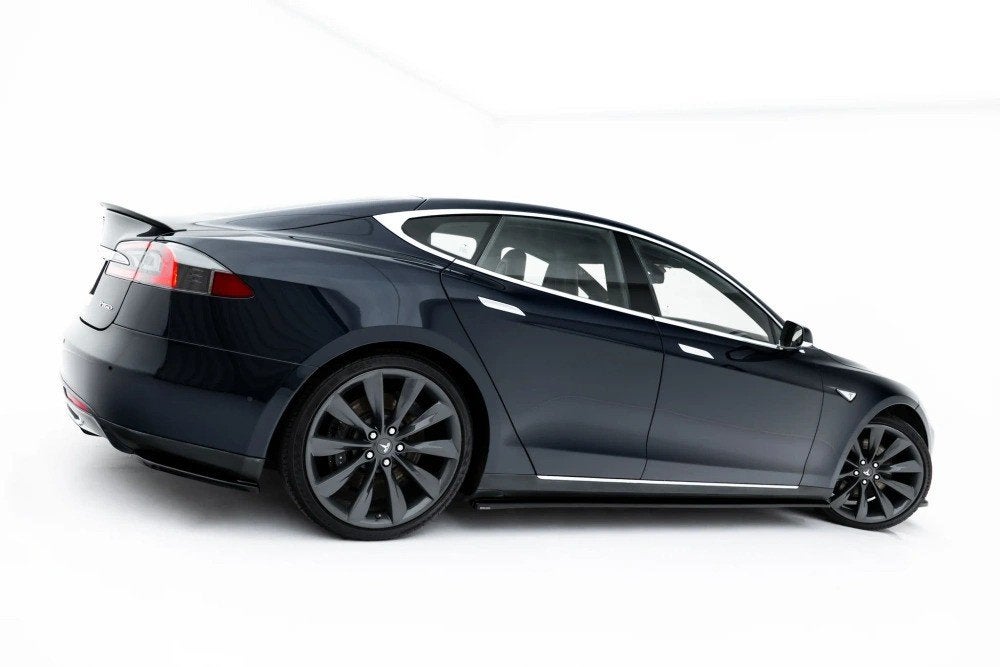 Voorlip sideskirt diffuser spoiler - Tesla Model S 12-16, Ophalen of Verzenden