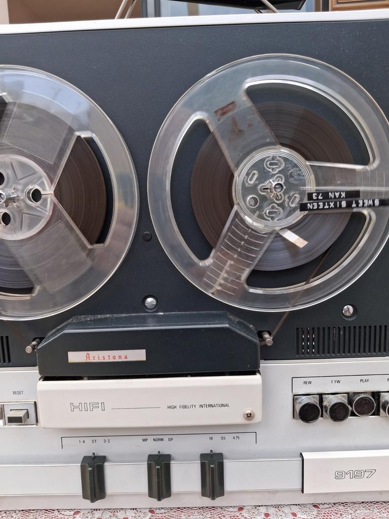 Aristona-Philips Type 9197 Goed Spelende Bandrecorder, Audio, Tv en Foto, Bandrecorders, Ophalen of Verzenden, Bandrecorder, Met banden