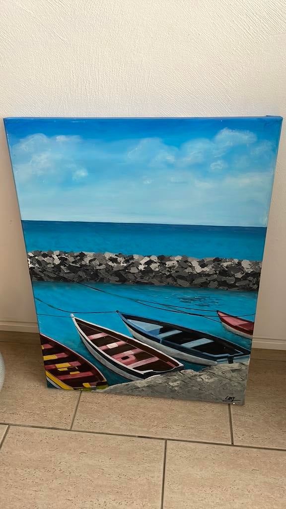 Schilderij, Antiek en Kunst, Kunst | Schilderijen | Abstract, Ophalen