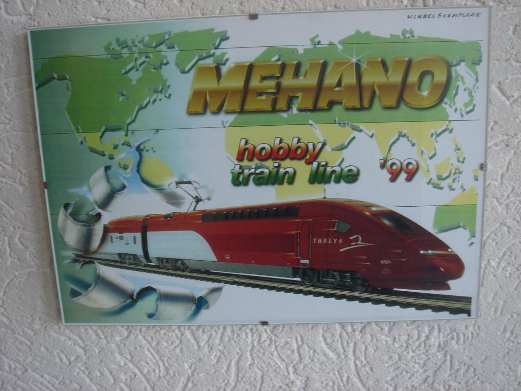 Thalys poster in Wissellijst van 30 x 21 cm, Gebruikt, A4 of kleiner, Rechthoekig Liggend, Ophalen of Verzenden