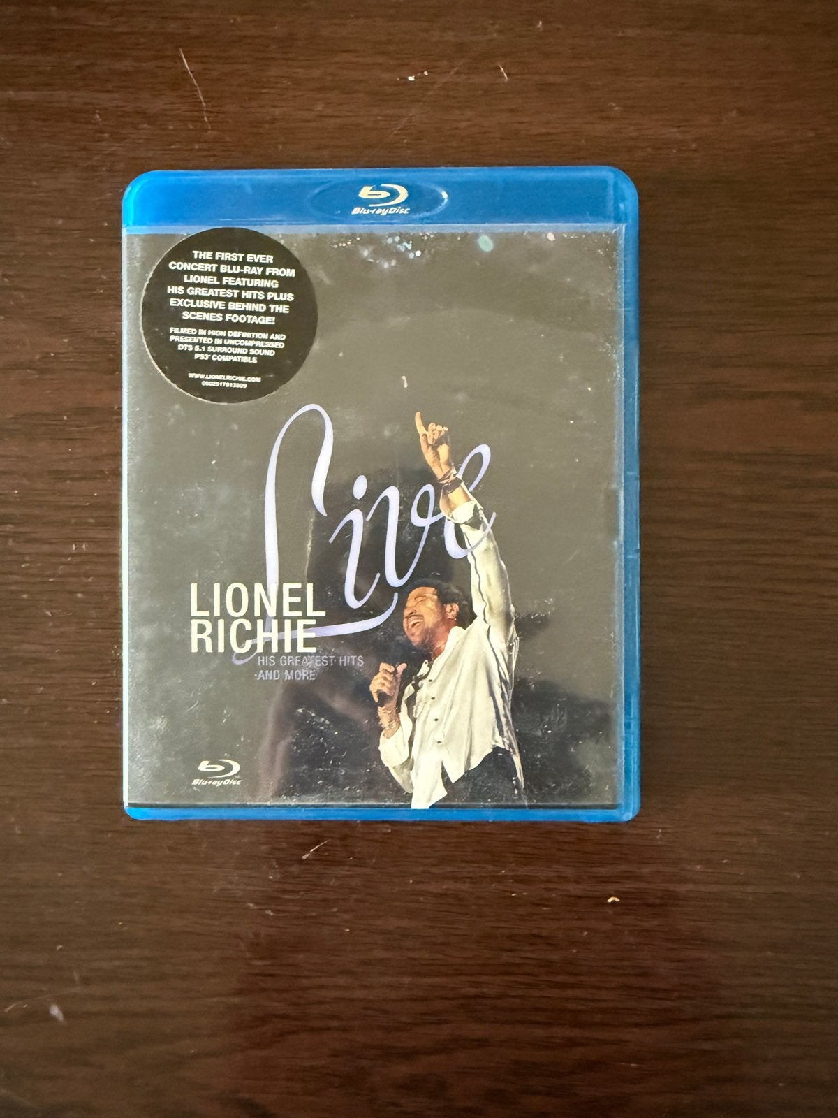 Lionel Richie - Live: His Greatest Hits and More Blu-ray, Cd's en Dvd's, Blu-ray, Ophalen of Verzenden, Zo goed als nieuw, Muziek en Concerten