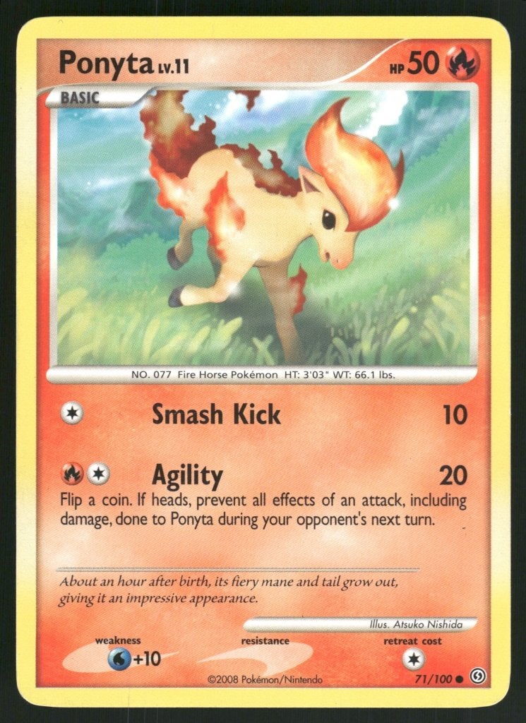 Ponyta 71/100 - Stormfront (EX), Verzenden, Gebruikt