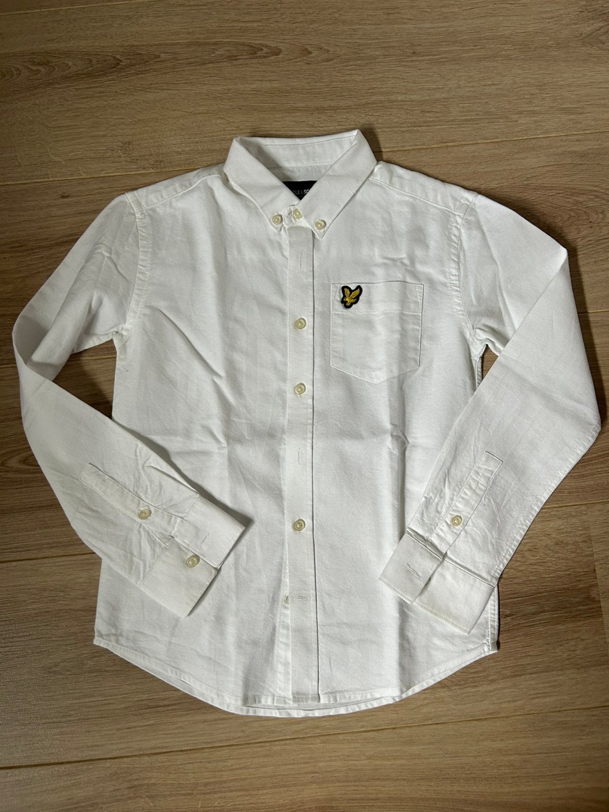 Lyle en scott overhemd maat 128/134., Ophalen of Verzenden, Zo goed als nieuw, Jongen, Overhemd of Blouse